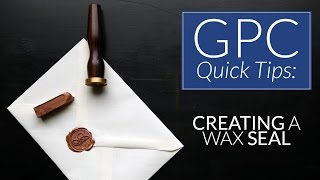 How to Use a Wax Seal [upl. by Randy]