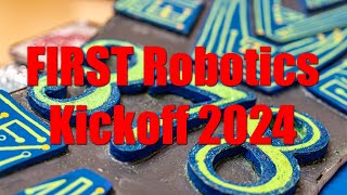 FIRST Robotics Competition kickoff day at Newfane High School January 6 2024 [upl. by Tremain]