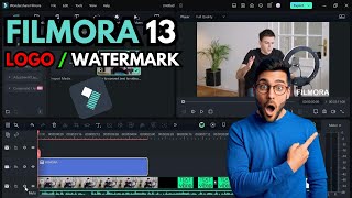 Filmora 13  Adding Watermark to your Videos in Minutes [upl. by Aicirpac]