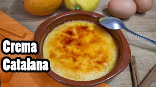 🥇 CREMA CATALANA  Postre fácil y delicioso ✅ La receta auténtica [upl. by Klockau]