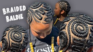 Braided Baldie  Braided Bald Head [upl. by Eart]