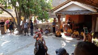 Lombok Traditional dance  Amaq Tempengus [upl. by Addiego716]