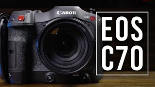 Canon Cinema EOS C70 A Portable Versatile Cinema Camera  First Look [upl. by Aiciram]