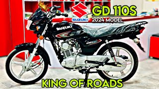 Suzuki GD 110S New Model 2024  Detailed Review Price Specs amp Features [upl. by Ruzich]