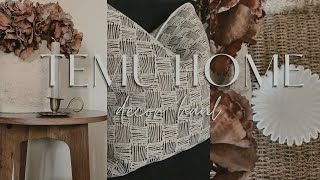 TEMU HOME DECOR HAUL  Rustic amp vintage home decor haul [upl. by Heber995]