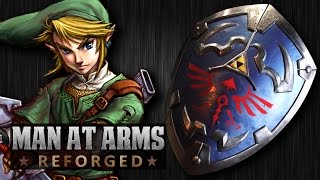 Links Hylian Shield Legend of Zelda  MAN AT ARMS REFORGED [upl. by Amahs40]