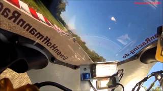 Onboard Kawasaki ZXR 400  Anneau du Rhin F [upl. by Grondin]