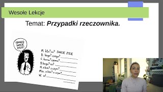 Przypadki rzeczownika Klasa 4 Lekcja z nauczycielem [upl. by Idoux]