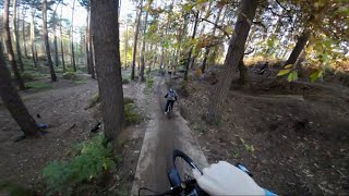 Woburn Bike Park trains  DJI Osmo Action 3 MTB [upl. by Dannye]