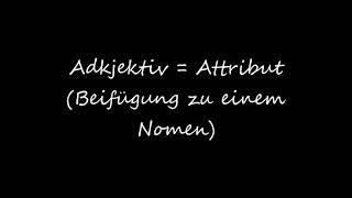 Unterschied zwischen Adjektiv und Adverb [upl. by Dyal]