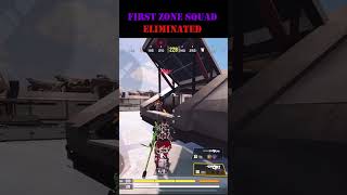 First Zone Squad Eliminated codm shorts [upl. by Seagrave]