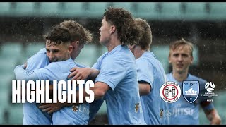 HIGHLIGHTS  Northbridge Bulls FC 26 Sydney FC  NPL New South Wales Mens First Grade [upl. by Lipson]