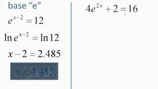 Solving Natural Log Equations [upl. by Sokim243]