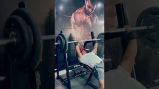 Incline bench press🔥💪 youtubeshorts trending shortvideo viralvideo viral viralshorts shorts [upl. by Spring]