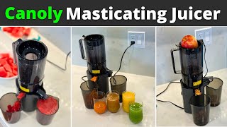 Canoly Masticating Juicer  Amazons 1 Bestselling Juicer Impresses [upl. by Bianchi]