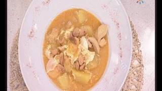 Guiso de patatas y almendras Recetas Cocina Mira la vida [upl. by Gradey]