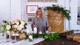 Create Your Own GreeneryFilled Wedding Decor with Lynzie Kent [upl. by Yrehcaz]