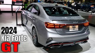 2024 Kia Forte GT at the Los Angeles Auto Show 2023 [upl. by Nimaynib]