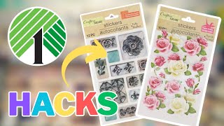 BRILLIANT 🤯 Dollar Tree DIY Crafts using STICKERS [upl. by Lewiss317]