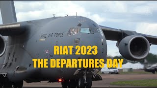 RIAT 2023 THE DEPARTURES 4K airshowvision [upl. by Aholah]