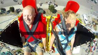 Riding the quotEjection Seatquot at the Iowa State Fair [upl. by Hightower]