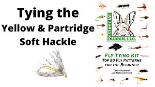 Fly Tying the Yellow amp Partridge Soft Hackle  Hareline Fly Tying Material Kit [upl. by Laforge327]