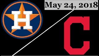 Houston Astros vs Cleveland Indians Highlights  May 24 2018 [upl. by Tirrag]