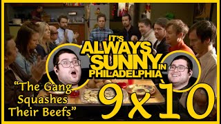 Its Always Sunny 9x10 quotThe Gang Squashes Their Beefsquot Reaction [upl. by Ford]