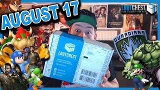 LOOTCHEST Box 📦  Unboxing August 2017 😲  Gratis Box Für Euch [upl. by Kellyann]