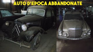 AUTO DEPOCA ABBANDONATE DENTRO UNA VECCHIA FABBRICA ABBANDONATA [upl. by Atnauqahs]