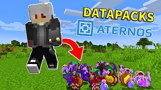 COMO INSTALAR DATAPACKS EN UN SERVIDOR DE ATERNOS MINECRAFT [upl. by Lhok53]