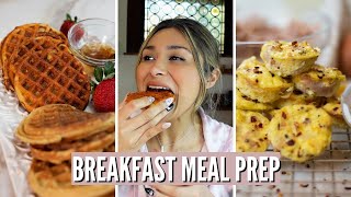 KETO BREAKFAST MEAL PREP Keto Egg Bites amp Keto Waffles TWO EASY BREAKFAST MEALS ONLY 2 NET CARBS [upl. by Aiyot]