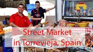 Torrevieja street market in winter [upl. by Wester]