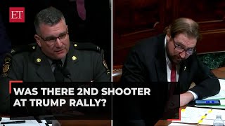 Was there 2nd shooter at Trump rally Eli Crane plays video of shooting site at US Congress hearing [upl. by Negrom]