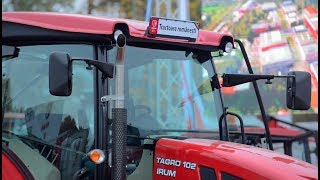 “Test drive” cu tractorul 100 românesc Cât costă și cum arată utilajul produs la Reghin [upl. by Ailec]