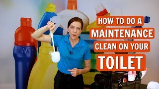 How to Do a Maintenance Clean on a Toilet [upl. by Arundell]