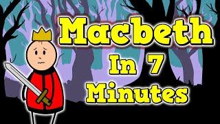 Shakespeare in Seven Minutes Macbeth Summary macbeth shakespeare gcseenglish [upl. by Nyrhtak178]