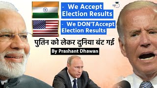 India and USA Are Divided Over Russia Election Results  Putin Says Taiwan is a Part of China [upl. by Ecirtap]