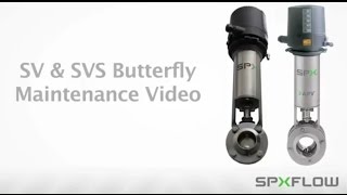 SVSVS Butterfly Valve Maintenance Procedures  APV [upl. by Hildie]