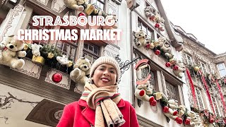 STRASBOURG Christmas Market Vlog 🇫🇷 [upl. by Mirelle833]