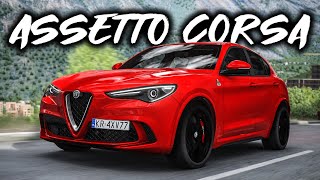 Assetto Corsa  Alfa Romeo Stelvio Quadrifoglio 29 V6 510HP 2020 [upl. by Eissed]