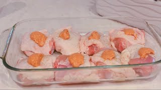 دجاج بالمايونيز والماء الغازي مشوي بالفرن chicken recipe with sparkling water [upl. by Hilleary385]