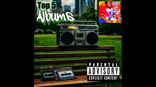 Top 5 HipHop Albums AllTime  hiphop music podcast top5 albums [upl. by Aivlis865]