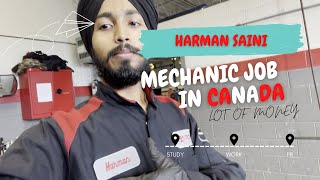 MECHANIC JOB IN CANADA  MECHANIC SALARY OR WAGE IN CANADA HOW TO BECOME A MECHANIC MY NEW JOB [upl. by Penelopa]