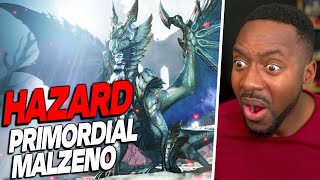 Hazard Primordial Malzeno First Attempt Powerful Elder Dragon  Monster Hunter Rise Sunbreak [upl. by Sedberry]