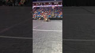 It only takes Yonger Bastida 29 SECONDS to secure the pin in the Big 12 Championship first round [upl. by Leavitt518]