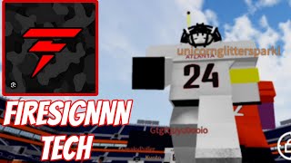 THE NEW FIRESIGNNN TECH IS OP FOOTBALL FUSION 2 [upl. by Nywrad]