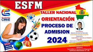 PROCESO DE ADMISION ESFM 2024 [upl. by Oiromed599]