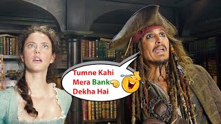 Pirates of the Caribbean Dead Men Tell No Tales All Funny Scene in Hindi Jack Sparrow Funny [upl. by Seafowl]