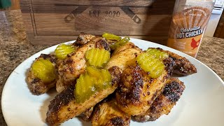 Nashville Hot Chicken Wings Januwings justcookthedamnfood [upl. by Massingill]